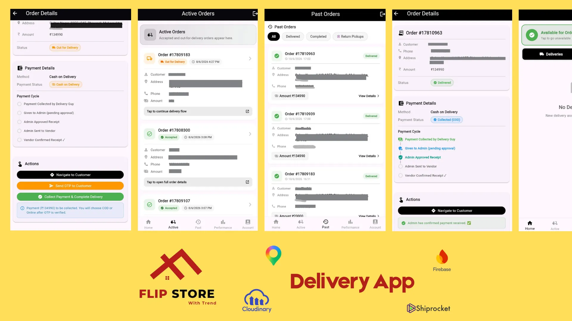 Flipstore Vendor Dashboard