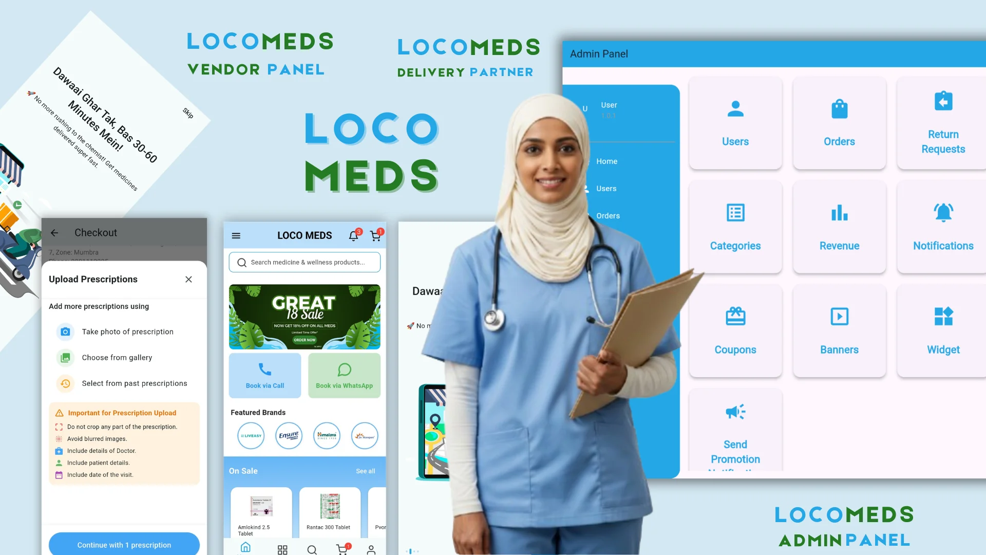 Locomeds Quick Commerce Platform